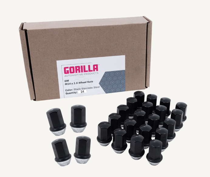 Gorilla Automotive - Fact Bulge 22mm Hex 14-1.50-ssblk-24qty - 61148FSSSB-24