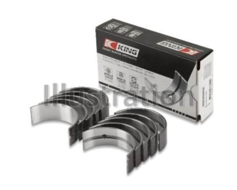 King Engine Bearings Toyota 3T/Tg/12T/4Tg (Size +1.0mm) Main Bearing Set - MB552AM1.0