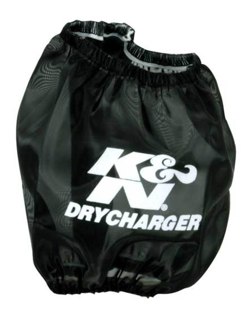K&amp;N Drycharger Air Filter Wrap-Round Tapered Black 4.75in Base ID x 4.5in Top ID x 4.75in H - HA-6806DK