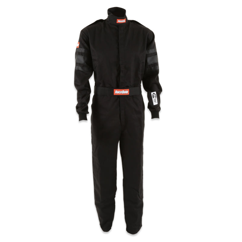 RaceQuip Black SFI-1 1-L Suit - Small - 110002RQP
