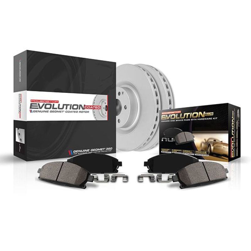 Power Stop 18-20 Subaru WRX STI Front Z17 Coated Brake Kit - CRK8482 for 2018-2021 Subaru WRX STI