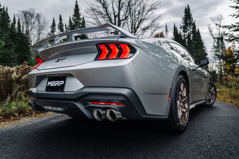 MBRP 2024+ Ford Mustang GT Armor Lite 3in Steet Profile Catback Exhaust  - Stainless Steel Tips - S7280AL
