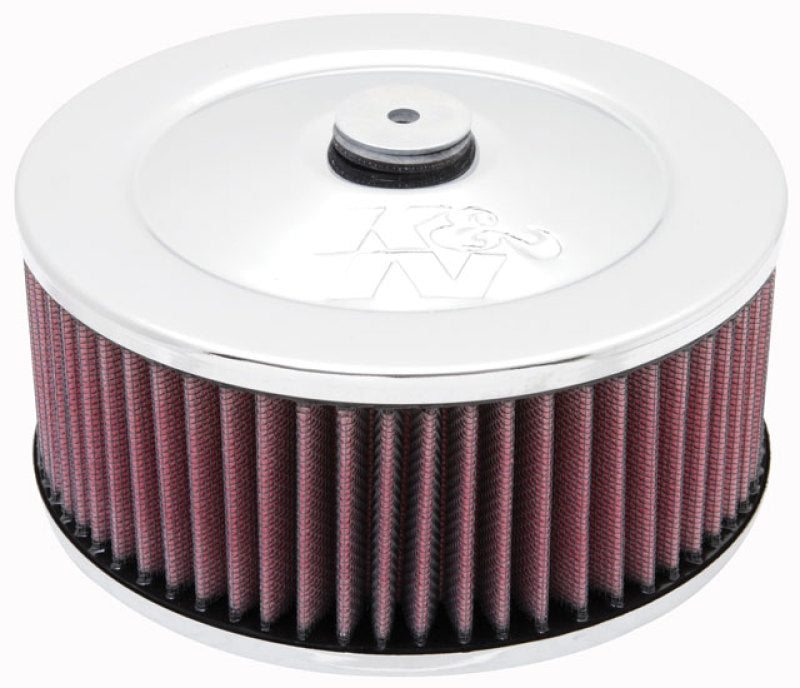 K&N Round Air Filter Assembly - 60-1330 by K&N Engineering - front view