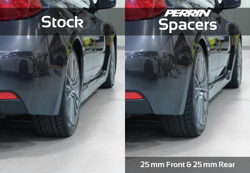 Perrin Subaru 5x100 30mm Wheel Spacers (One Pair) - PSP-WHL-031BK