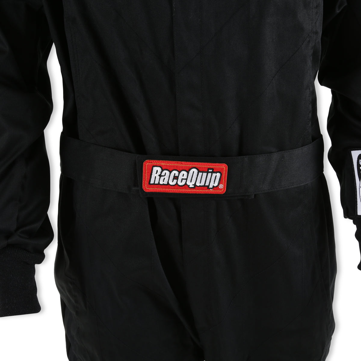 RaceQuip Black Chevron-1 Suit - SFI-1 Medium