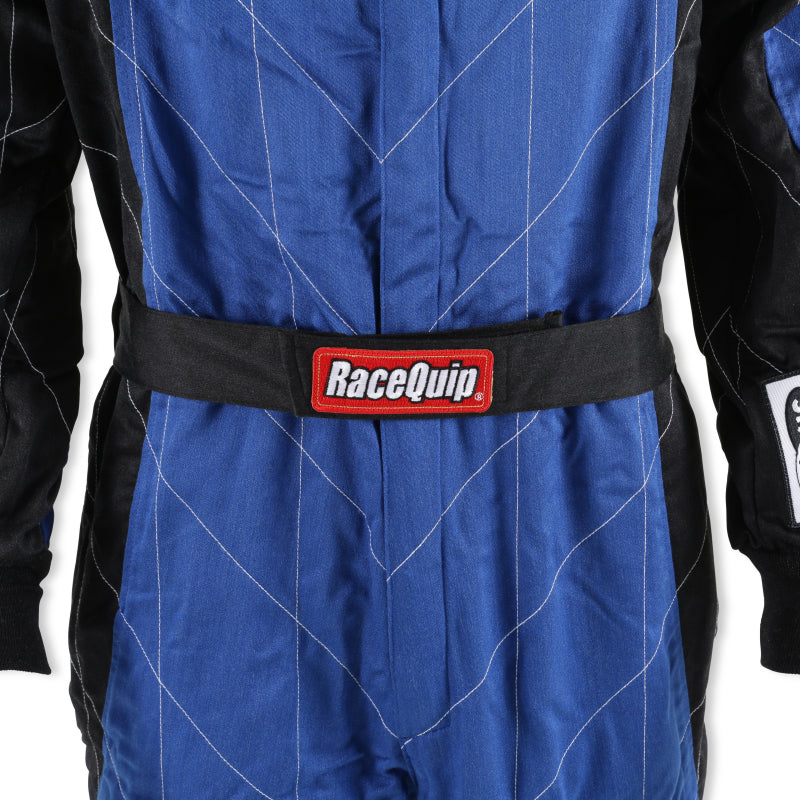 RaceQuip Blue Chevron-5 Suit SFI-5 - Medium - 91609239RQP