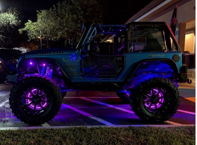 Oracle LED Illuminated Wheel Rings - ColorSHIFT - 15in. - ColorSHIFT No Remote SEE WARRANTY - 4210-334