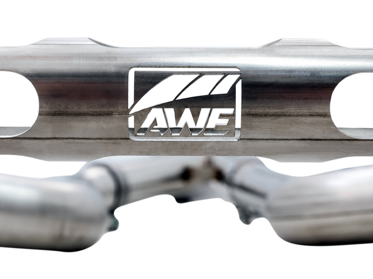 AWE Tuning BMW F8X M3/M4 Track Edition Catback Exhaust - Diamond Black Tips - 3020-43087
