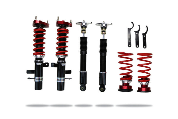 Pedders 13-18 Ford Focus ST Extreme XA Coilover Kit - PED-161438 for 2013-2018 Ford Focus - front view