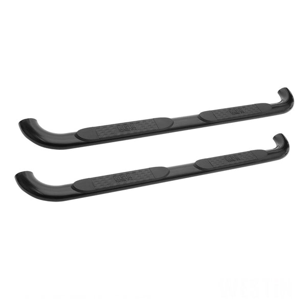 Westin 2009-2018 Dodge/Ram 1500 Crew Cab Platinum 4 Oval Nerf Step Bars - Black - 21-3565 for 2019-2024 Ram 1500 Classic - fr