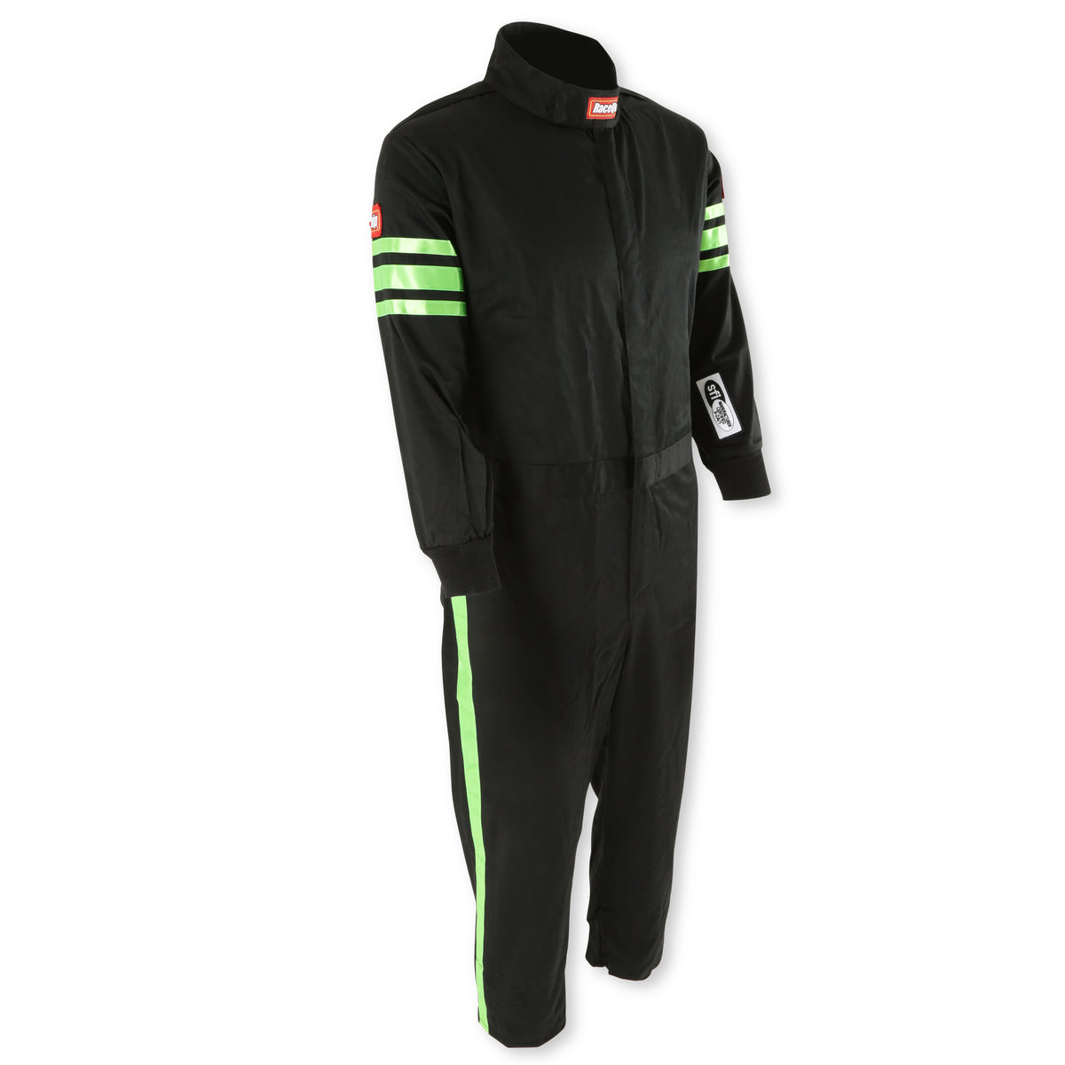 RaceQuip Green Trim SFI-1 JR. Suit - KXL