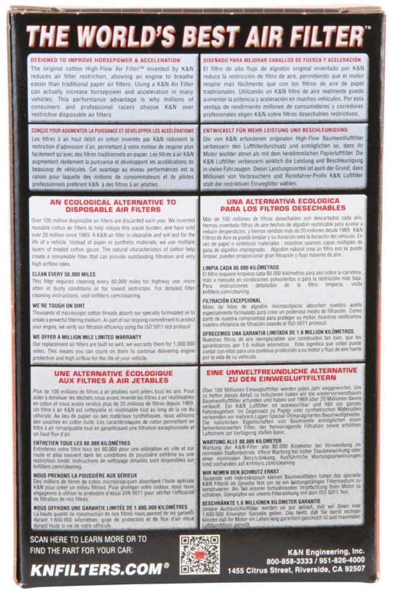K&amp;N Universal Clamp-On Filter - RU-1280