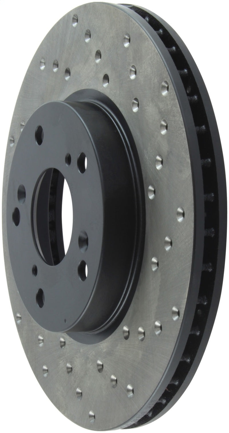 StopTech 06-08 Civic GX / 02-04 CR-V / 98-02 Honda Accord V6 / 03-07 Accord 4 cyl/V6 MT Drilled Lef - 128.40036L