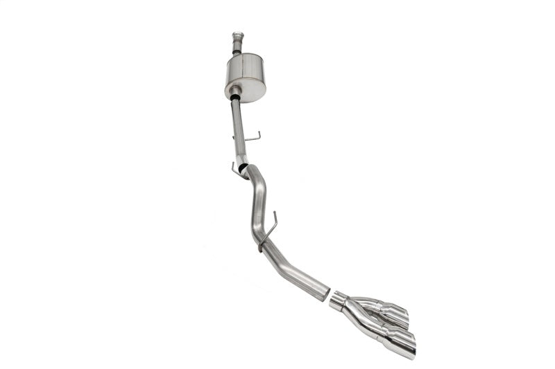 Corsa 2021-2022 Ford F-150 SuperCab/6.5in Bed 5.0L V8 Sport Cat-Back Single Side Exit-Polished - 21157