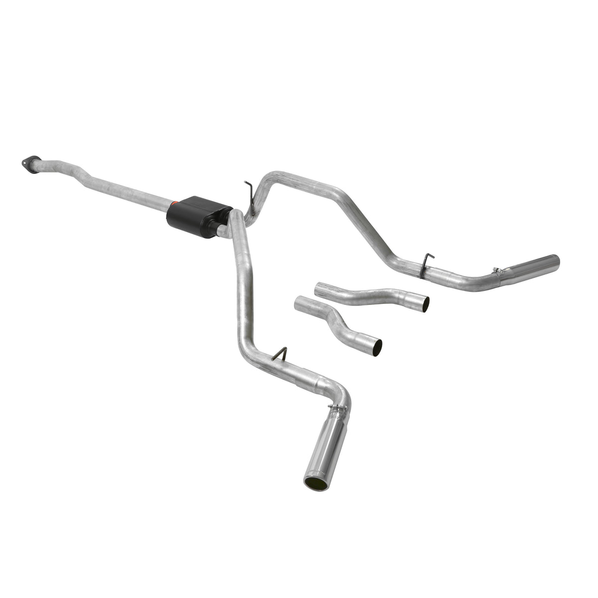 Flowmaster American Thunder Cat-Back Exhaust System - 1993-1995 Chevrolet C1500 & More - Aluminized - Fits 2.5" Pipe - 17473 - 7