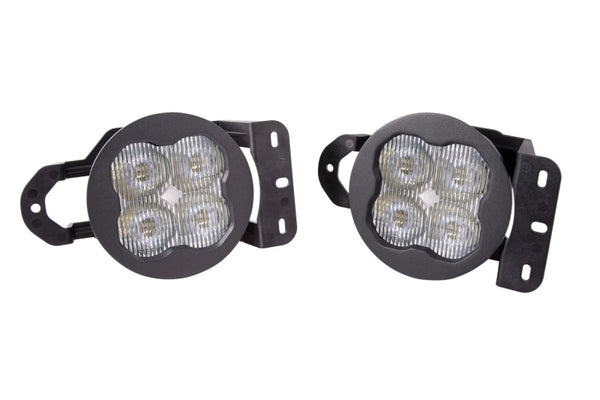 Diode Dynamics SS3 Sport Type MS Kit ABL - White SAE Fog - DD7060 for 2018-2026 Jeep Wrangler - front view
