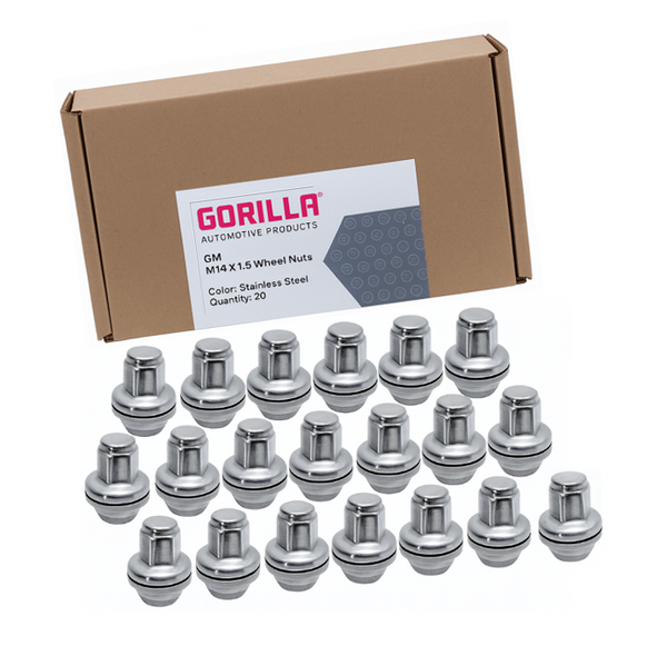 Gorilla Automotive - OE Mag 21mm Hex 14-1.50-ss-20qty - 73148TXXSS-20