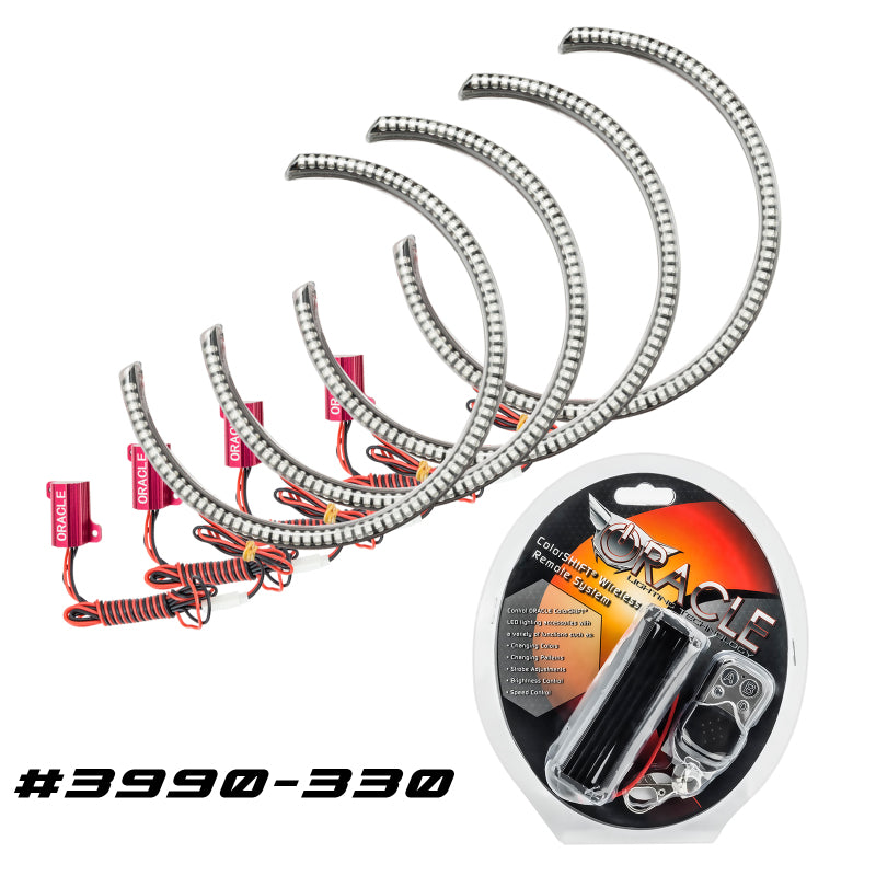 Oracle Dodge Challenger 15-21 LED Waterproof Halo Kit - ColorSHIFT SEE WARRANTY - 3990-330