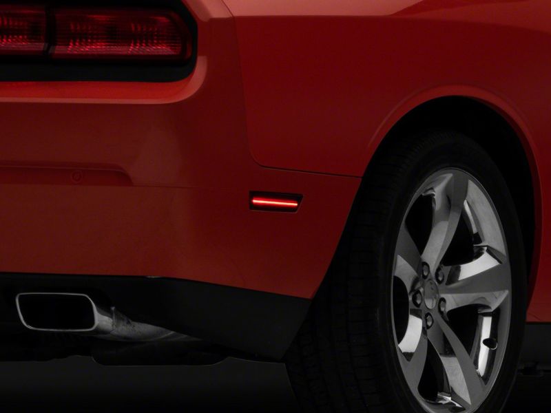 Raxiom 08-14 Dodge Challenger Axial Series LED Side Marker Lights- Smoked - CH3218