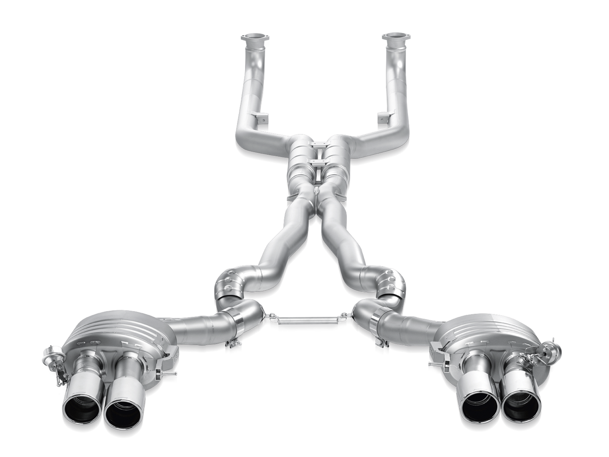 Akrapovic 12-17 BMW M6 (F12 F13) Evolution Line Cat Back (Titanium) w/ Titanium Tips - ME-BM/T/5-T