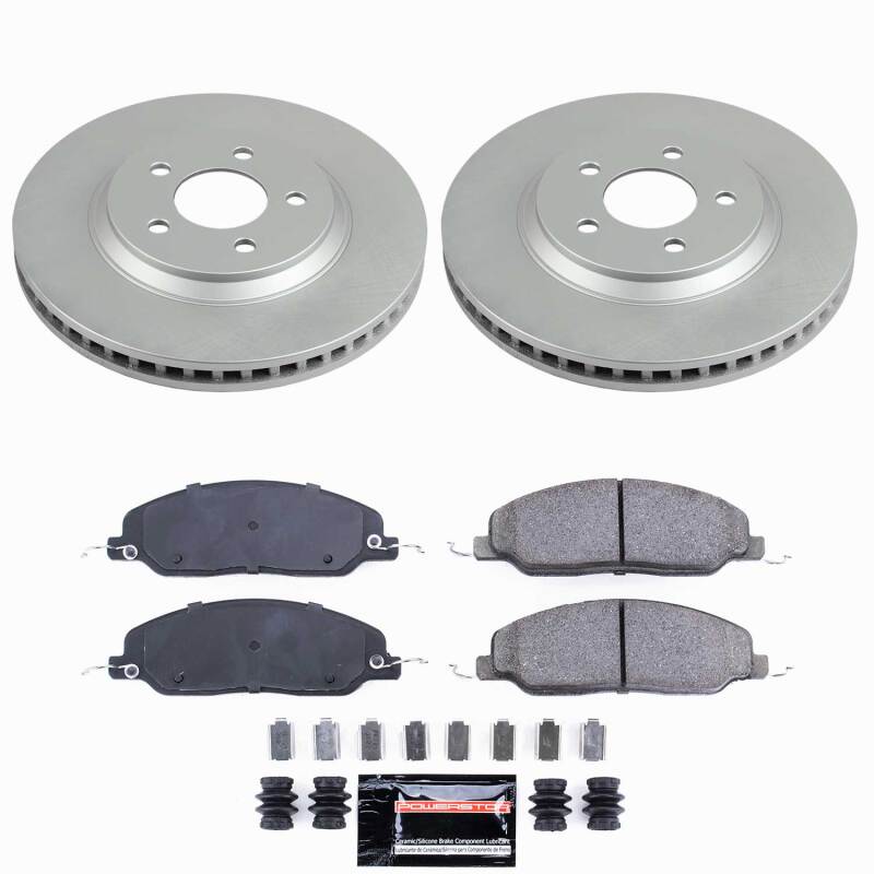 Power Stop 05-10 Ford Mustang Front Z23 Coated Brake Kit - CPK1380-23