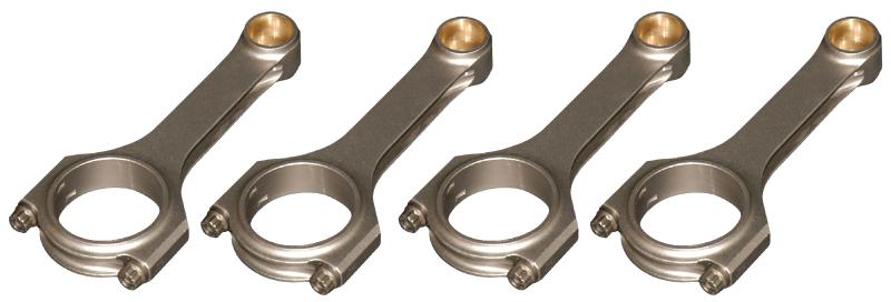 Eagle Nissan SR20 Extreme Duty Forged 4340 Steel H-Beam Connecting Rod (Set) - CRS5365NXD - front view
