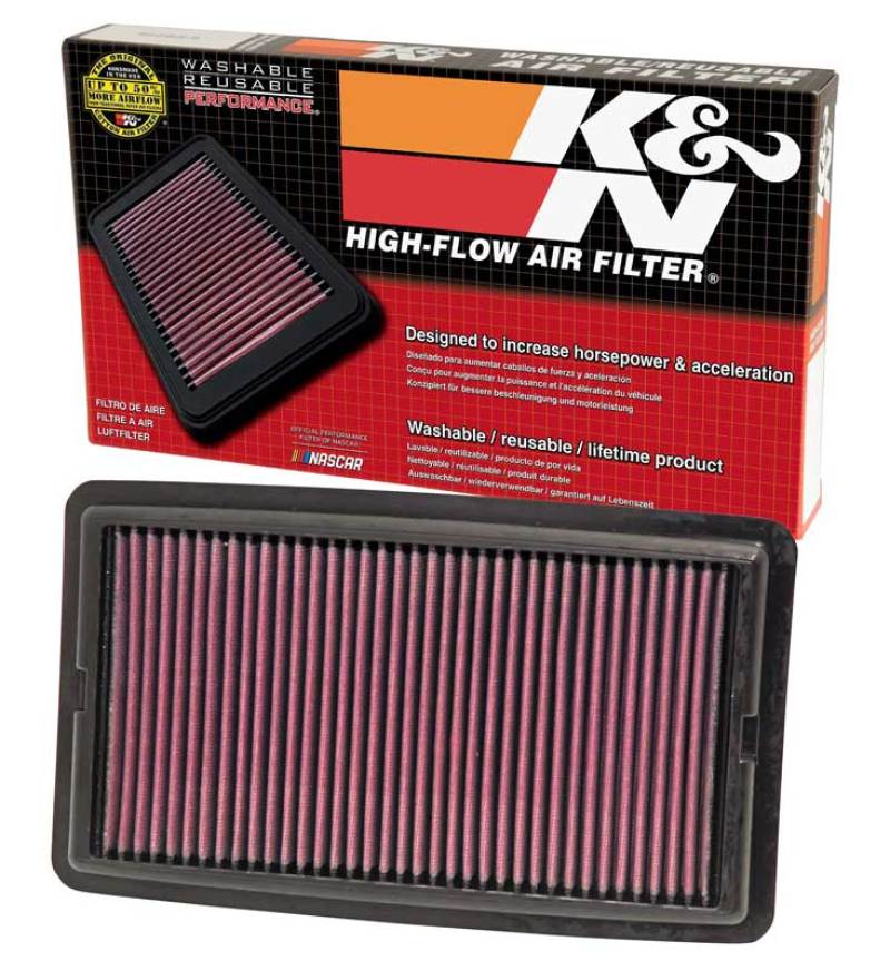 K&N Replacement Panel Air Filter for 2014-2015 Acura MDX 3.5L V6 - 33-5013 for 2014-2016 Acura MDX - detail view