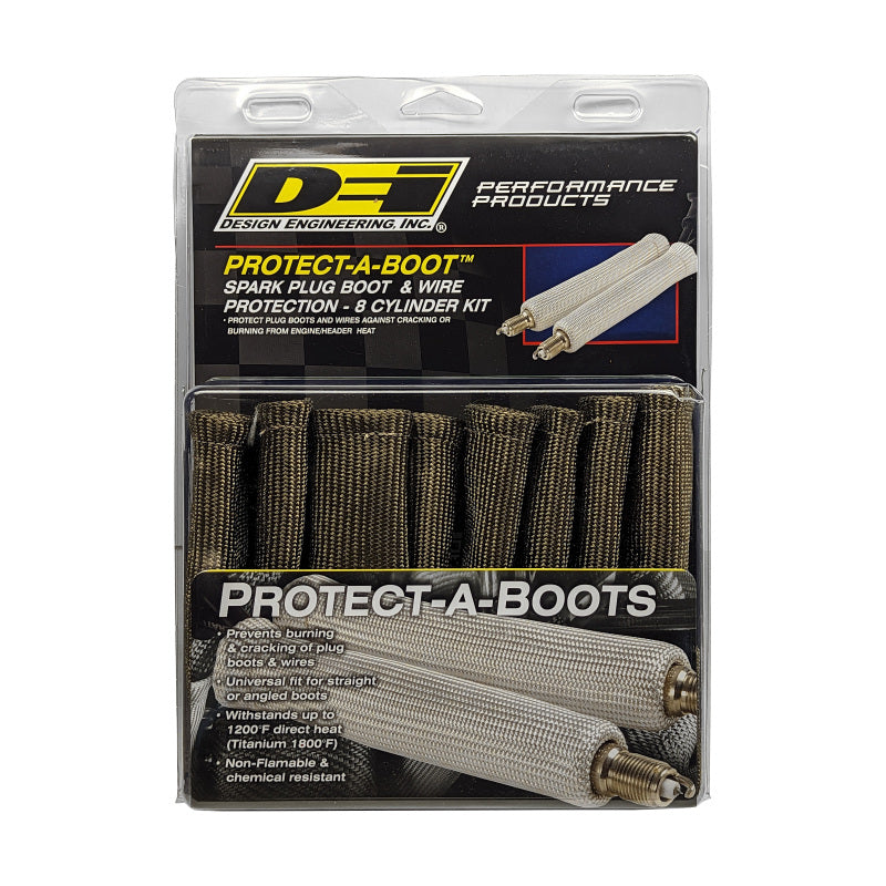 DEI Protect-A-Boot - 8in - 8-pack - No Ring - Titanium