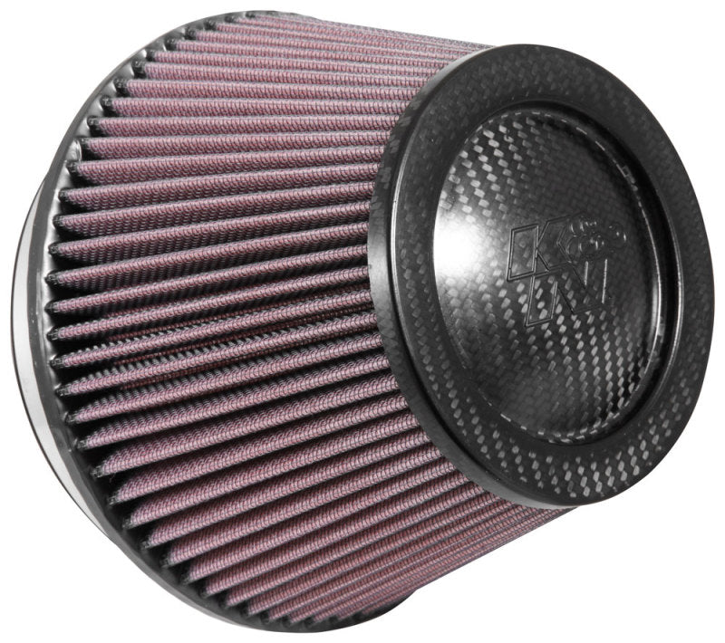 K&amp;N Universal CarbonFiber Filter 6in Flange / 7-1/2in OD-B / 5-1/8in OD-T / 5in H - RP-2960