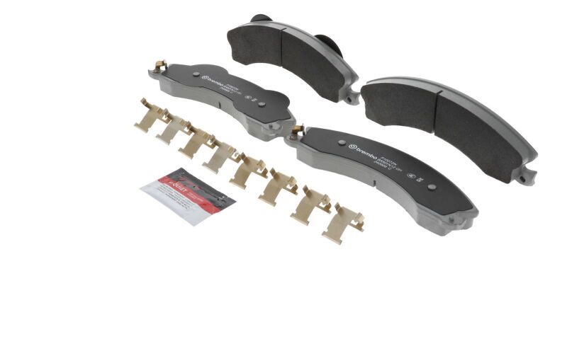 Brembo 09-17 Chevrolet Silverado 2500 HD/GMC Sierra 2500 HD/Silverado 3500 HD Front NAO Brake Pad - P10072N