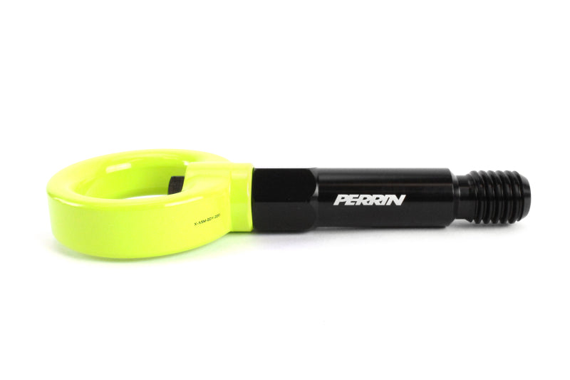 Perrin 20+ Toyota Supra Tow Hook Kit (Rear) - Neon Yellow - PTP-BDY-250NY