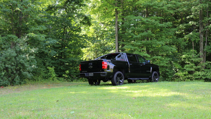 Corsa 14-17 Chevy Silverado 5.3L V8 CC / SB 3in Single Side Exit Touring Cat-Back Exhaust Black Tips - 14848BLK
