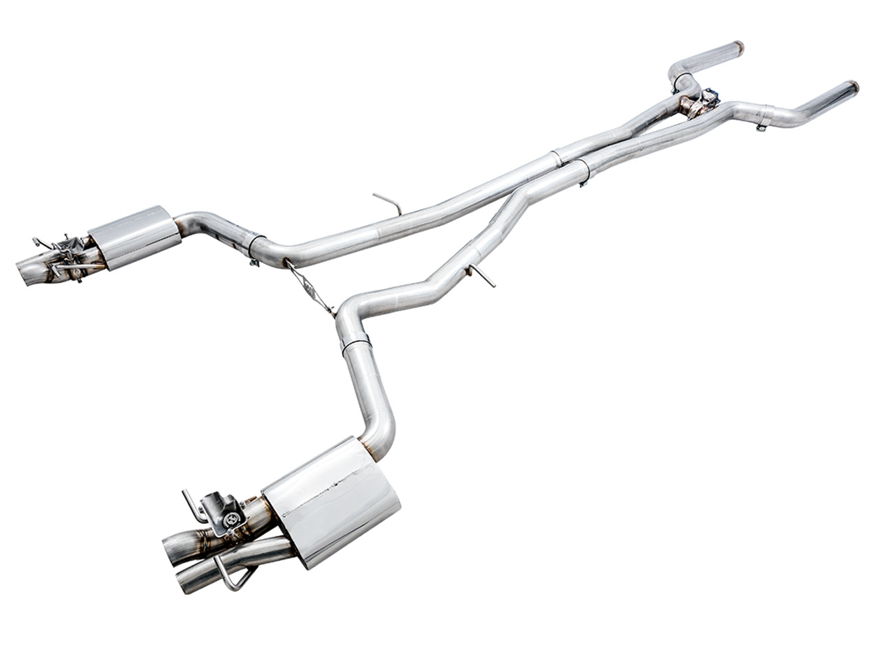 AWE Tuning 2019+ Mercedes-Benz C63 AMG Coupe (W205) SwitchPath Cat-Back Exhaust - No Tips - 3025-11005