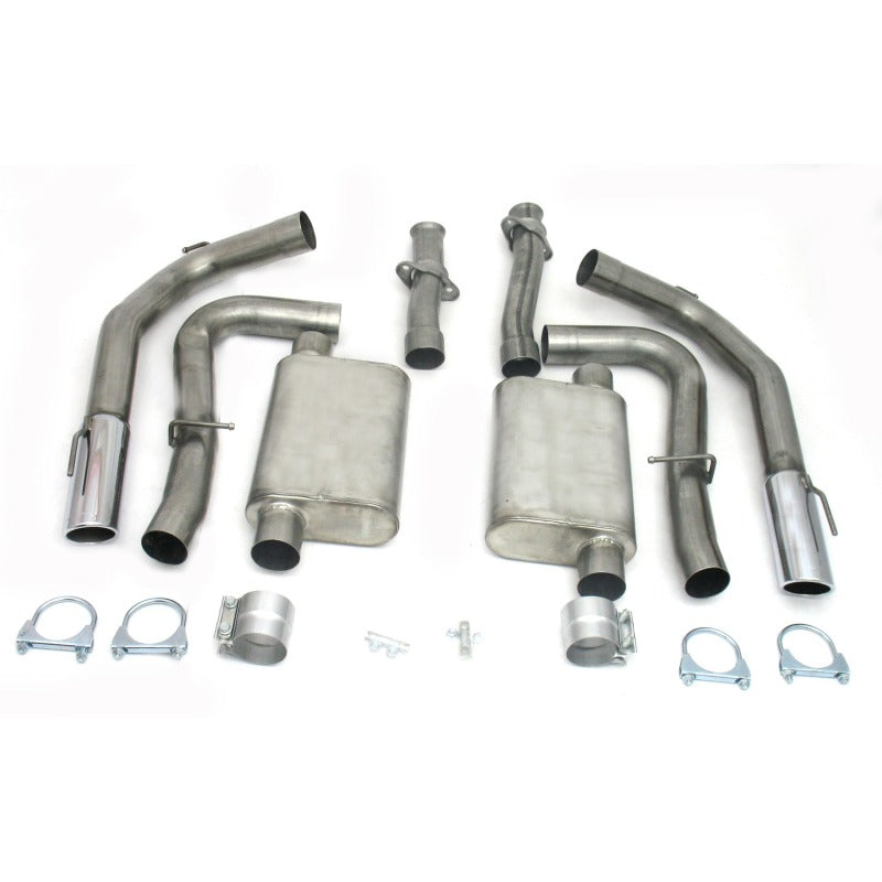 JBA 99-04 Ford Mustang Cobra IRS 4.6L 4V 409SS Dual Rear Exit Cat-Back Exhaust - 40-2625