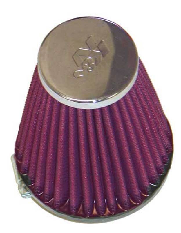 K&amp;N Universal Clamp-On Air Filter 2-1/8in Flange 3-1/2in Base 2in Top 4in Height - RC-1920