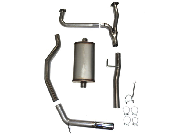 JBA 16-20 Nissan Titan XD (Excl Long Bed) 5.6L 409SS Single Rear Exit Cat-Back Exhaust - 40-1402 for 2016-2020 Nissan TITAN -