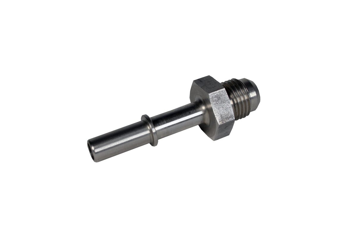 Aeromotive Ford OE Pressure Line - 5/16in Male Quick Connect to -6 AN male (Male OE filter coupler) - 15103