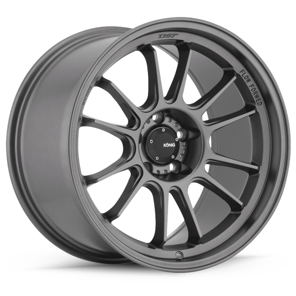 Konig Hypergram 19X10.5B 5X114.3 ET25 Matte Grey Flow Formed - HG0951425G by Konig