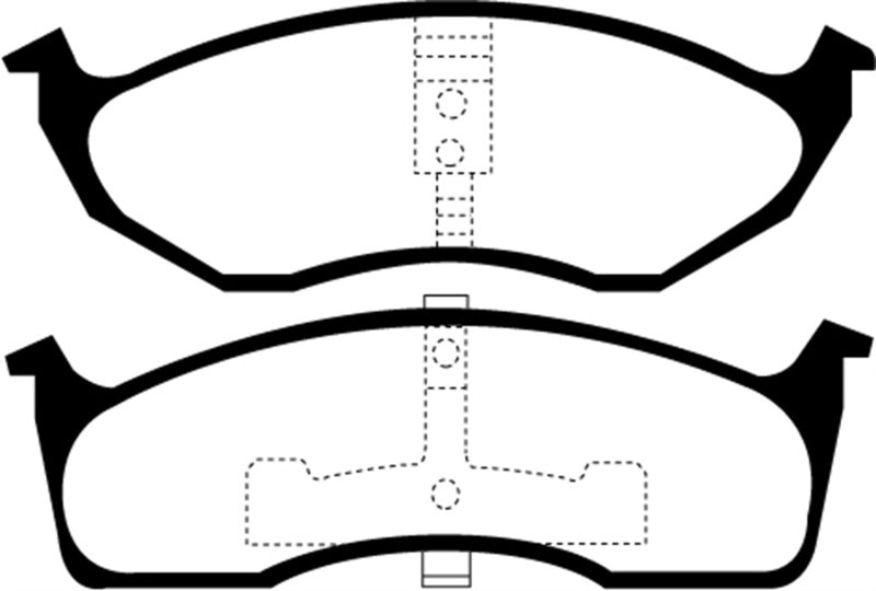 EBC 99-04 Chrysler 300M 3.5 Greenstuff Front Brake Pads - DP21623