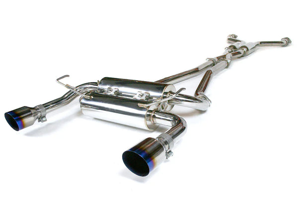 Invidia 03-08 Infiniti G35 Coupe Gemini Single Layer Titanium Tip Cat-back Exhaust - HS03IG3GIT for 2003-2006 INFINITI G - fr