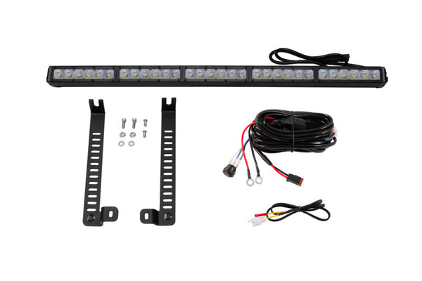 Diode Dynamics 14-19 Toyota 4Runner SS30 (Single) Stealth Lightbar Kit - White Driving - DD6762 for 2014-2019 Toyota 4Runner 