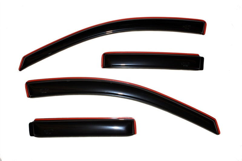 AVS 07-10 Jeep Compass Ventvisor In-Channel Front &amp; Rear Window Deflectors 4pc - Smoke - 194330