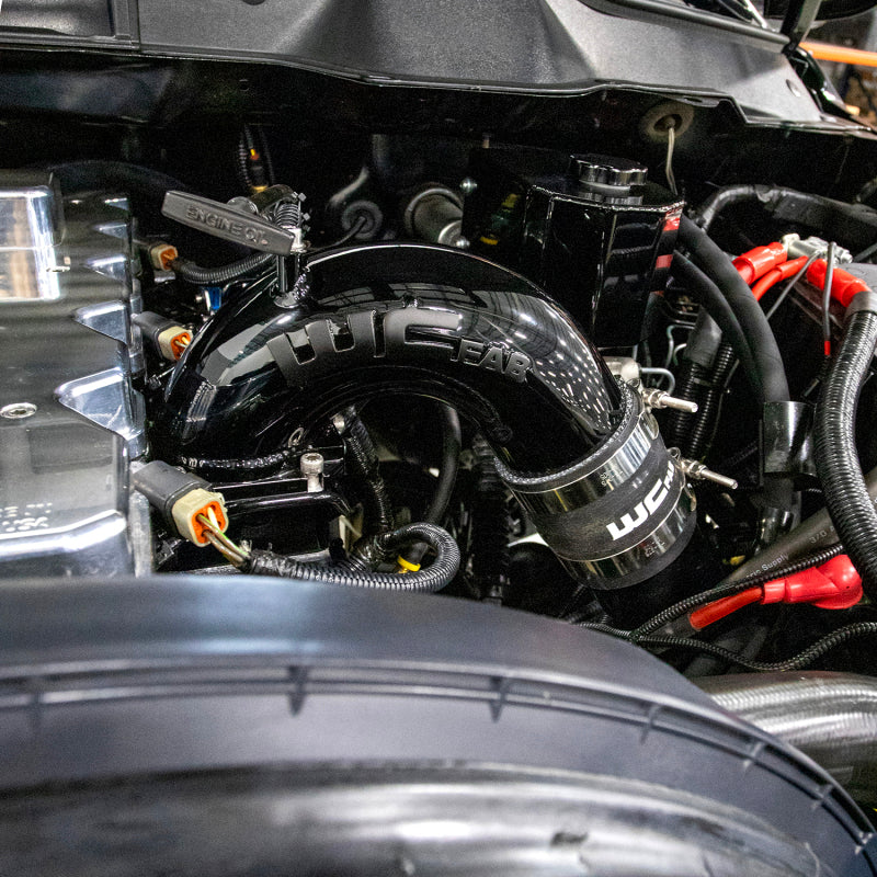 Wehrli 03-07 Dodge 5.9L Cummins High Flow Intake Bundle Kit - Gloss Black - Bronze Chrome - WCF100680-BC