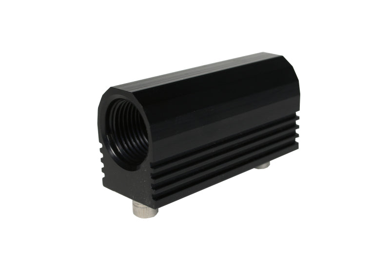 Aeromotive 96-04 Ford 4.6 L Fuel Rail Pressure Sensor Adapter Log (-08 AN inlet / outlet) - 15112