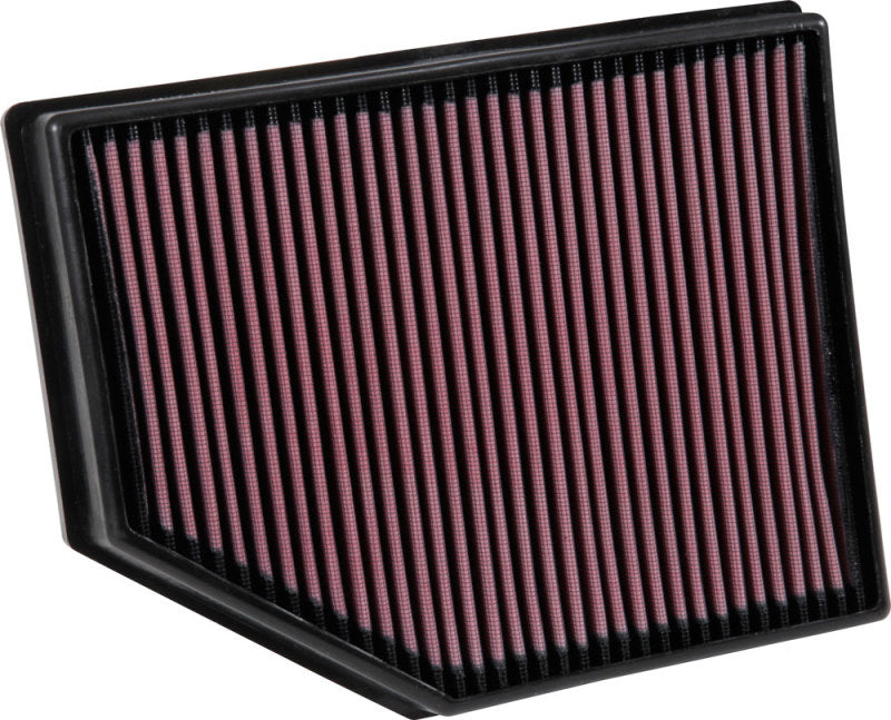 K&N 15-17 Volvo V40 2.0L DSL Drop In Air Filter - 33-3055 by K&N Engineering - front view