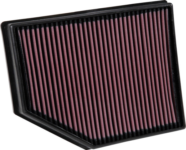 K&N 15-17 Volvo V40 2.0L DSL Drop In Air Filter - 33-3055 by K&N Engineering - front view