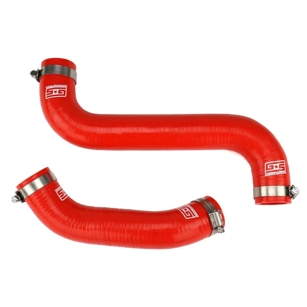 GrimmSpeed 02-07 Subaru WRX / 04-07 Subaru STi / 02-05 Subaru Impreza Radiator Hose Kit - Red - GRM405329