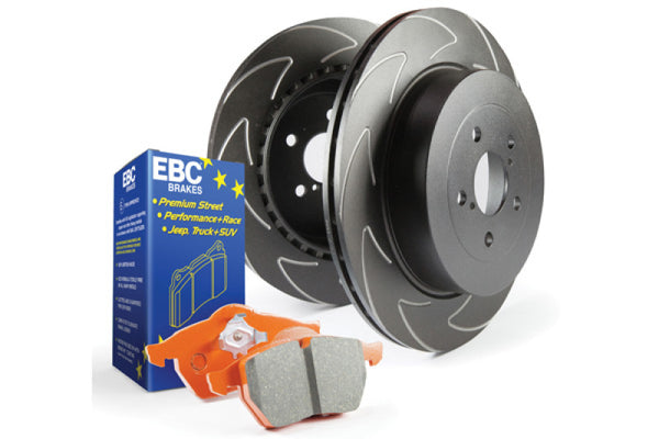EBC S7 Kits Orangestuff Pads and BSD Rotors - S7KR1094 for 2022-2023 Jeep Grand Wagoneer - front view