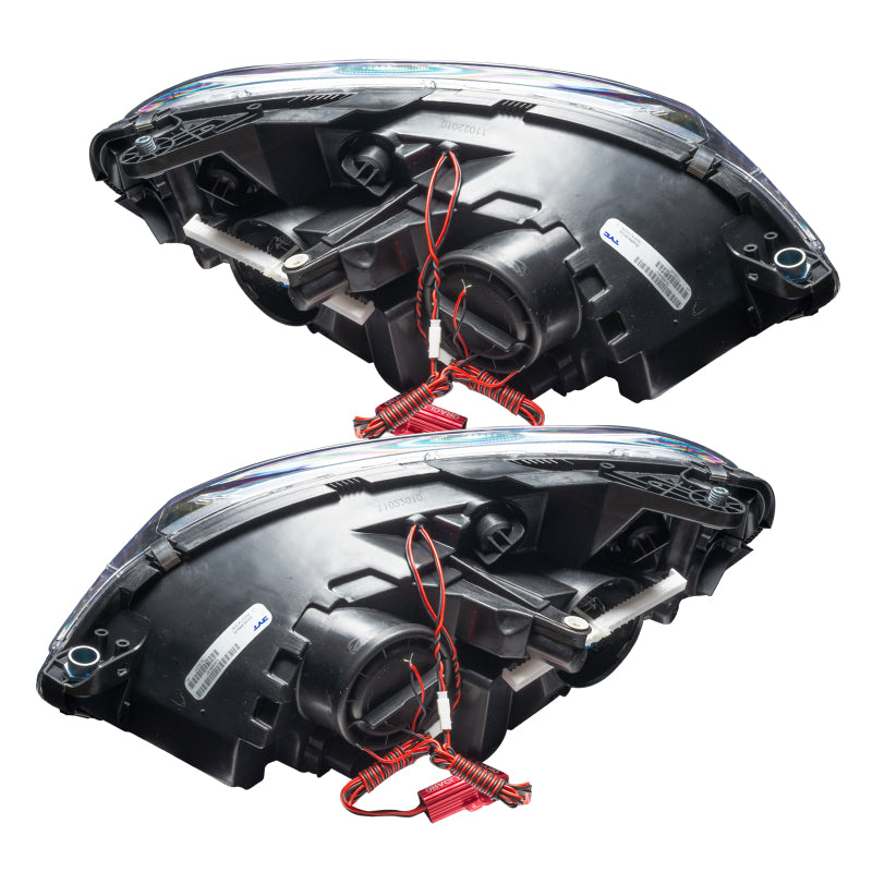 Oracle 08-11 Mercedes Benz C-Class Pre-Assem. Headlights Chrome Housing- w/2.0 Cntrl SEE WARRANTY - 7115-333