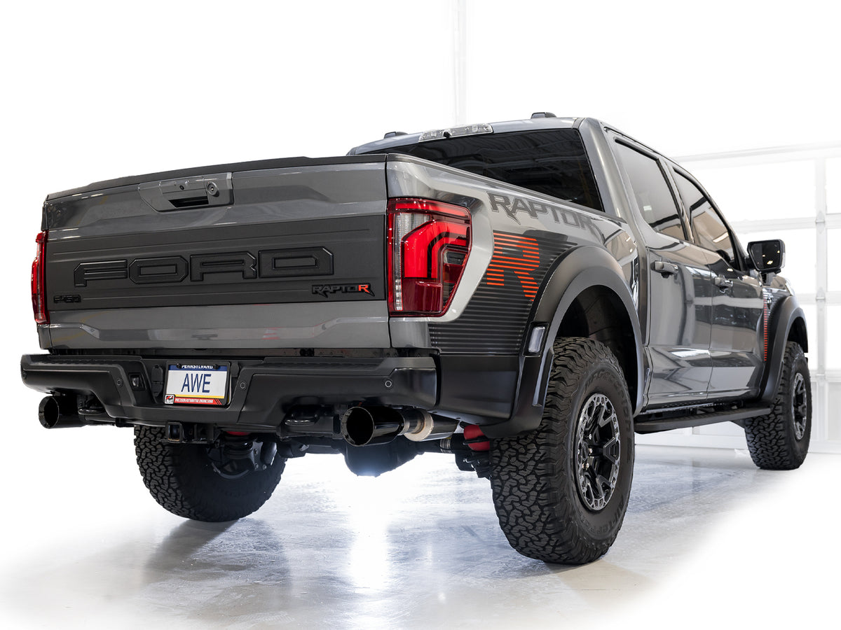 AWE Gen 3 Raptor R SwitchPath Exhaust - Diamond Black Tips - 3025-33852